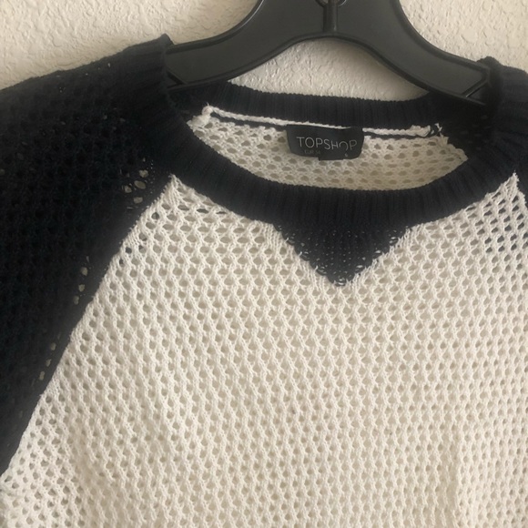 Topshop Baseball Sweater - Picture 2 of 3